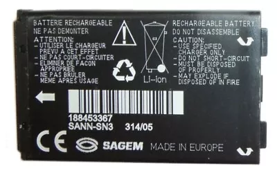 Original Battery SAGEM 188881300 * MY-200X MY-201X MY-300X MY-300Y * 720mAh • £7.99