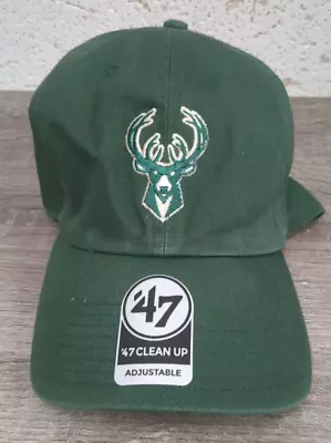 Milwaukee Bucks ‘47 Clean Up Green Adjustable Hat Cap • $14.99