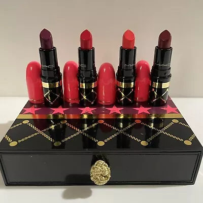 MAC Nutcracker Sweet Red 4 MINI Matte Lipstick Kit Holiday Collection New • $30