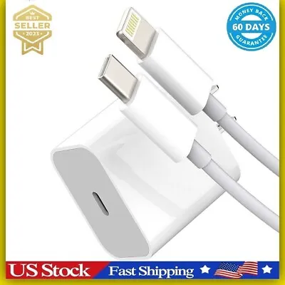 Original Carga Rapida USB-C De 20W Cargador Para IPhone 14 13 12 11 Pro Max • $9.49