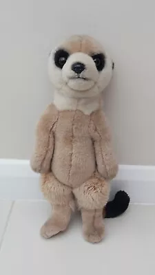 Large Standing Meerkat Plush Soft Toy Brown Fawn Keel Toys 38 Cm 15  3329 VGC • £6.99