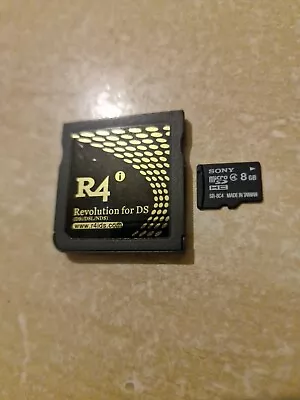 R4 Revolution Handheld Cartridge + 8GB Micro SD Card Loaded With Games • £5.50