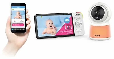 VTech RM5754HD Smart Video Monitor With 5'' Display And 1080p HD Camera White • £69.99