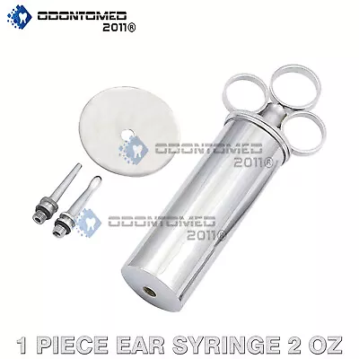 Metal EAR Syringe 2 Oz Surgical Veterinary Instruments • $11.99