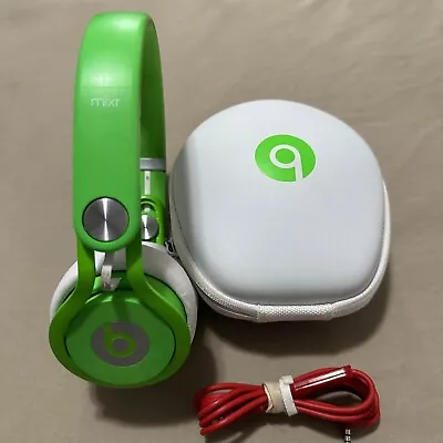 Beats By Dr. Dre Mixer Mixr Headphones Over-Ear Green & RED • $56