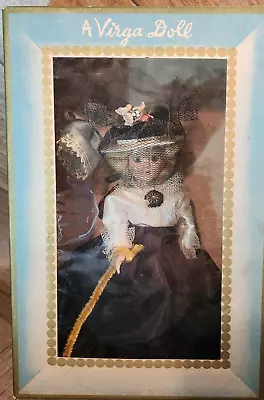 Vintage A Virga Doll Gibson Girl From Beehler Arts Sleepy Eyes 8 Inch • $9.95