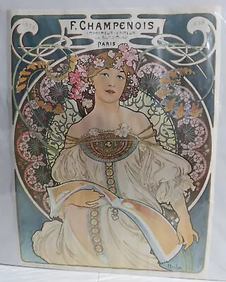 ALPHONSE MUCHA Champenois Portal Publications C. 1970 Art Nouveau Vintage Poster • $44.95