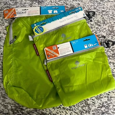 New Eagle Creek Pack It Travel Specter Packing Cubes 3 Set Strobe Green • $22