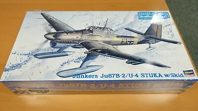 1/48 Hasegawa Junkers Ju87B/U-4 Stuka W/Skid JT111 - MISB - NEW - Factory Sealed • $60