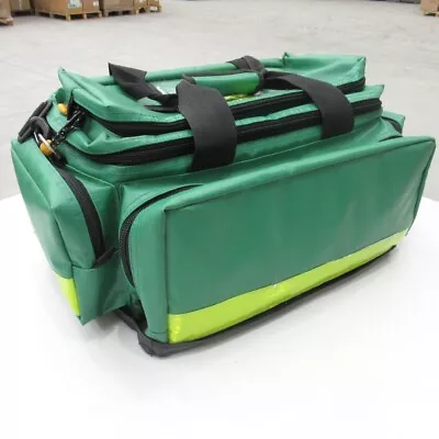 Medical First Aid Field Kit Bag Medium Green Carry Shoulder *Training Equipment* • £49.99