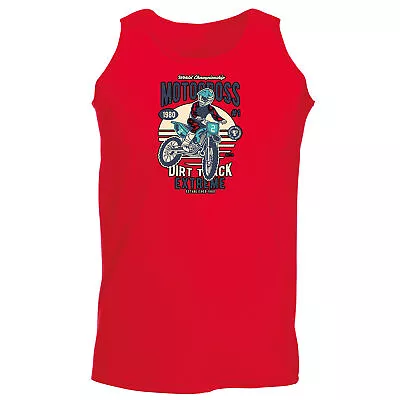 Motocross Extreme Dirt Track V2 Dirt Bike - Funny Singlet Vest Unisex Tank Top • $19.95