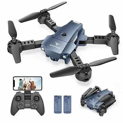 SNAPTAIN A10 Mini Foldable Micro Drone FPV HD Camera Quadcopter Voice Control • £39.99