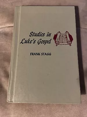 Studies In Luke’s Gospel Hardcover By Frank Staff VTG 1967 School Study Material • $20.29