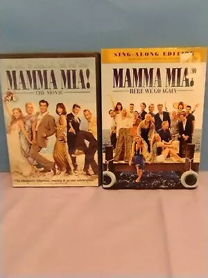 Mama Mia! X2 DVDs The Movie & Here We Go Again • $9.99