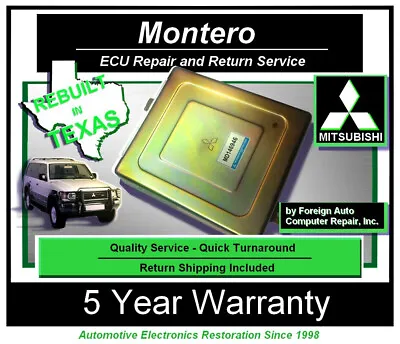 Mitsubishi Montero ECU Repair & Return Service: MD306932 MD306932 MD177759 Etc • $250