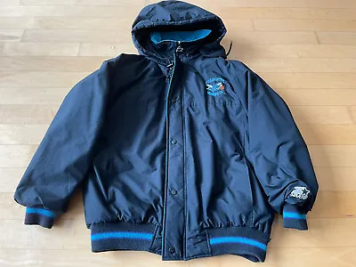 $149.99 • Buy Vintage 90s Starter Charlotte Hornets Full Zip Puffer Jacket Mens SZ M