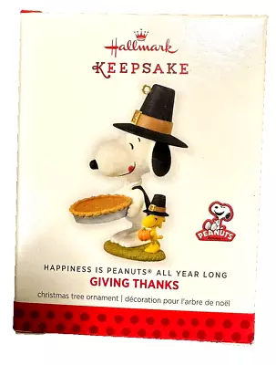 Snoopy Peanuts Hallmark 2013  Giving Thanks 12 Months Of Fun #4 Thanksgiving • $24.99