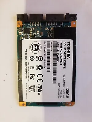 Toshiba THNSNC128GMMJ 1.8  128GB Micro SATA SSD 3Gb/s MLC Solid State Drive • $30