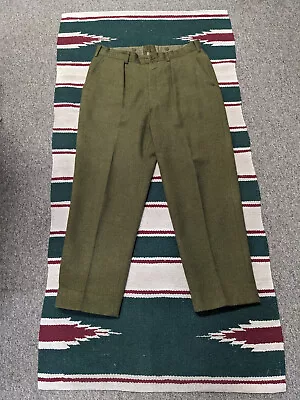 Vintage US Army Wool Trousers 34x28 Korean War • $40