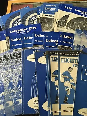 Leicester City HOME Programmes 1950s 1960s And 1970/71 League & Cup • £2