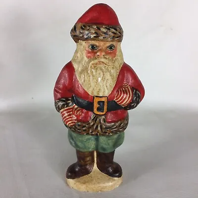 $99.99 • Buy Vaillancourt Folk Art Santa  1989 #536 6 Inches Tall Signed