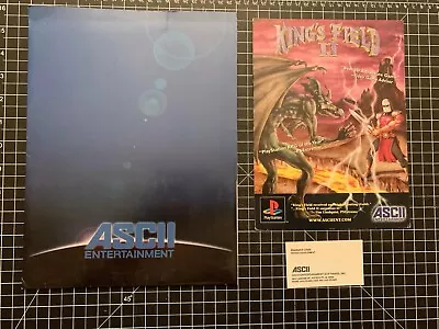 ASCII Entertainment FromSoftware Press Kit And Pamphlet King’s Field • $30