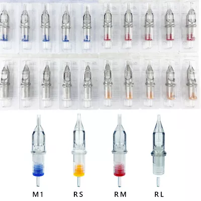 10Pcs Tattoo Cartridge Needles Disposable Round Liner Shader Sterilized Needle • $9.59