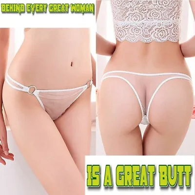 £3.99 • Buy Women Open Butt Panties Crotchless Backless Sex Briefs Thongs G-String Knickers 