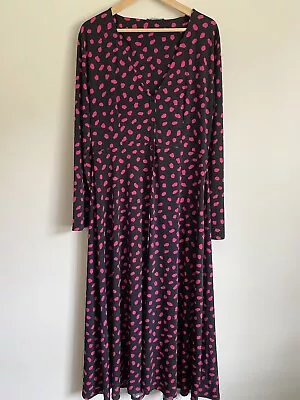 Zara Pink Spots Dress Size L • $35
