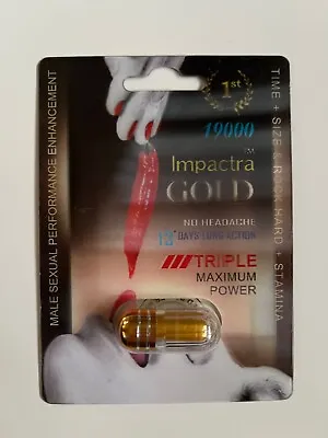 Impactra Gold Male Sexual Enhancement • $12.99