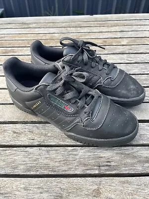 Adidas Yeezy Powerphase Calabasas Core Black CG6420 Great Cond. Men’s Size 6 USA • £59.38