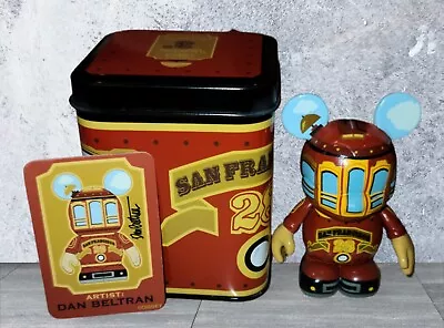 Disney Vinylmation San Francisco 28 Trolley Figure Tin Card Union Square 3  • $9