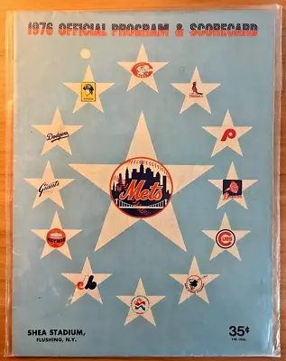 1976 New York Mets Official Program And Scorecard Vintage Baseball MLB Marlboro • $14.99