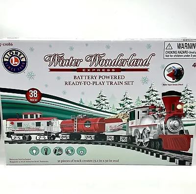 LIONEL Winter Wonderland Express Battery Powered Train Set READ BELOW L@@K • $59.99