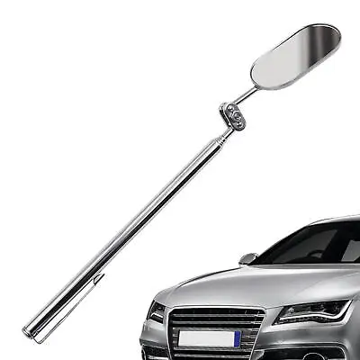 Inspection Mirror LED Lighted Mechanic Telescoping Illuminate Swivel Extendable • $8.64