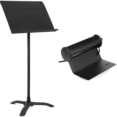 Manhasset Model 48 Symphony Music Stand And Clip-on Light Bundle - Black • $81.99