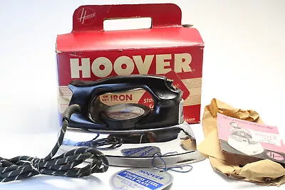 Vintage Hoover Steam  Dry Iron Model 0013  Original Box Phamplet 60's • $32