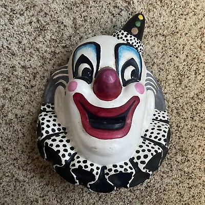 Vintage Carnival Amusement Park Metal Freaky Clown Ride Part Badge Decor Unique • $100