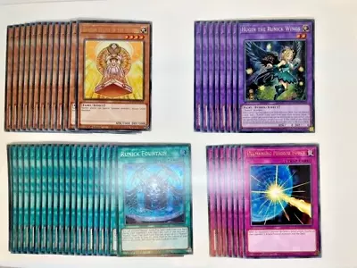 Yugioh - Competitive Deluxe Runick Deck + Extra Deck *Ready To Play* • £29.99