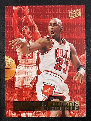 1995-96 Fleer Ultra  Double Trouble #3 Michael Jordan • $1.25