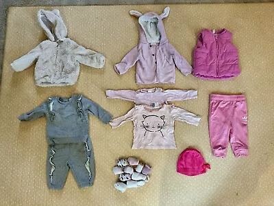 Baby Girls Clothes Winter Bundle Size 0 (6-12 Months) • $0.99