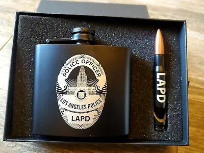 Los Angeles Police Department Flask Set With Bottle Opener LAPD • £33.78