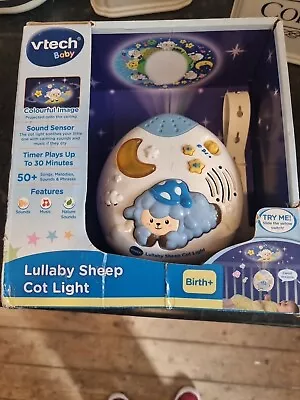 VTech Lullaby Sheep Baby Cot Light Night Light Musical Projector Lamb • £10