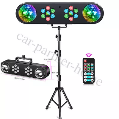 HOLDLAMP RGB DJ Lights W/Stand Telbum Party Bar Light Set Mobile Stage Lighting • $85.49