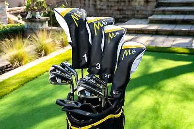 Precise M8 Mens 17 Piece Complete Right Hand Golf Clubs Package Set – Regular & • $399