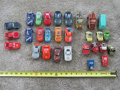 Toy Cars Disney Pixar Plastic Die Cast Model Tow Truck Sport 95 28 Lot Mattel • $33.18