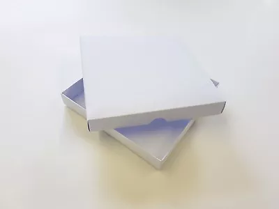 7  X 7  Greeting Card Boxes Gift Boxes White Boxboard. Free Delivery • £9.50