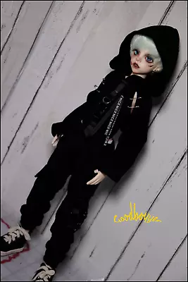 1/6 1/4 1/3 Uncle BJD Clothes Doll Outfit PUNK Hoodie+Cargo Pants Street Boy DF • $26.69