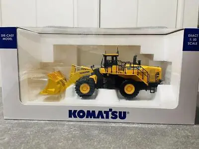 KOMATSU 1/50 Scale WA600-8 Wheel Loader Die-cast Model Heavy Machinery MINT • $339.60