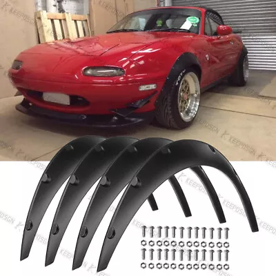 For Mazda MX-5 Miata Fender Flares Extension Flexible Body Kit Wheel Arches 3.5  • $119.42